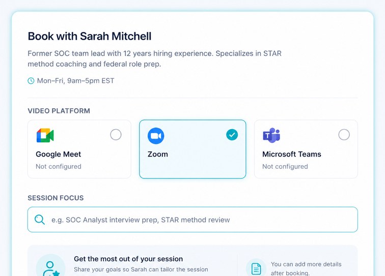Request optional Career Plus human coaching